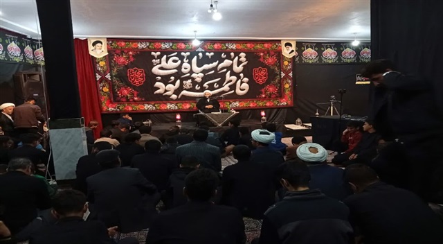 برگزاری مراسم عزاداری دهه اول فاطمیه  در مدرسه علمیه الزهرا(س) قاین