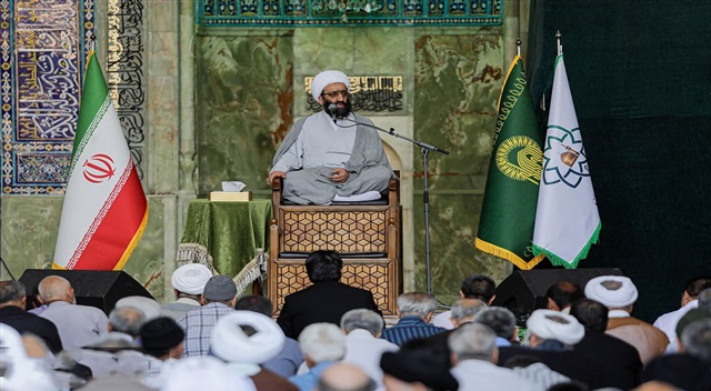 گزارش تصویری | برگزاری مراسم بزرگداشت حضرت آیت‌الله العظمی فیاض در حرم مطهر رضوی