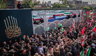 گزارش تصویری ۱ | تشییع پیکر مطهر رهبر شهید انقلاب در تهران