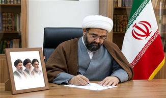 حضور آگاهانه طلاب بسیجی در آیین بدرقه «امام شهید»، جلوه‌ای از ولایت‌مداری و اخلاص در خدمت بود
