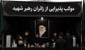 میزبانی مدرسه علمیه امام محمدباقر(علیه‌السلام) شاندیز از زائران تشییع رهبر شهید/ ارائه ۳ هزار وعده غذای گرم و اسکان هزار زائر
