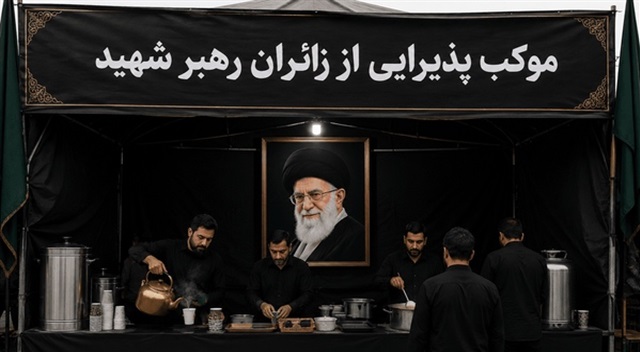 میزبانی مدرسه علمیه امام محمدباقر(علیه‌السلام) شاندیز از زائران تشییع رهبر شهید/ ارائه ۳ هزار وعده غذای گرم و اسکان هزار زائر