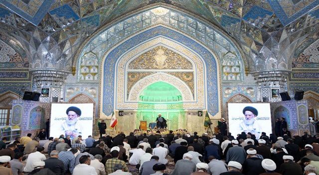 گزارش تصویری | مراسم بزرگداشت آیت‌الله‌العظمی شبیری زنجانی در حرم مطهر رضوی